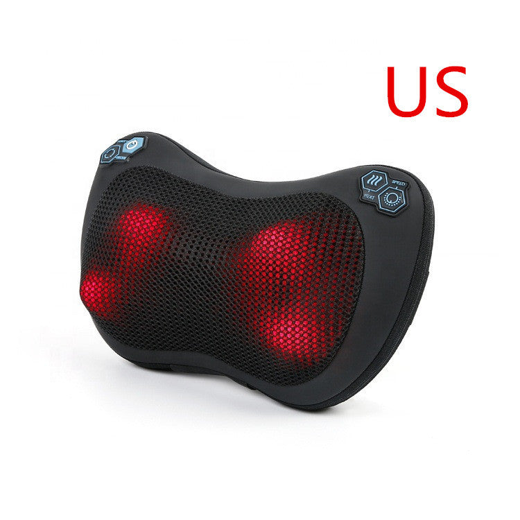 Car Massage Pillow Kneading Heating Cervical Massage Device