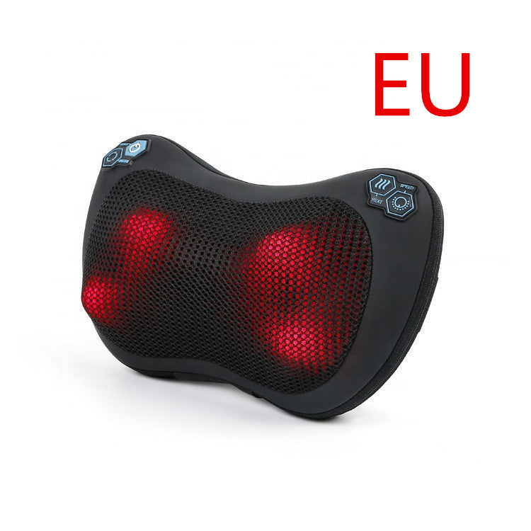 Car Massage Pillow Kneading Heating Cervical Massage Device