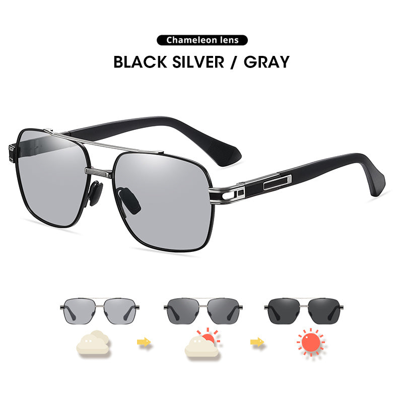 Vintage Metal Polarized UV Blocking Sunglasses